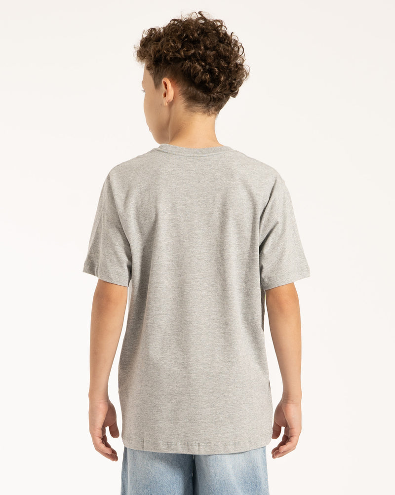 Camiseta Volcom Regular Chelada Juvenil Cinza