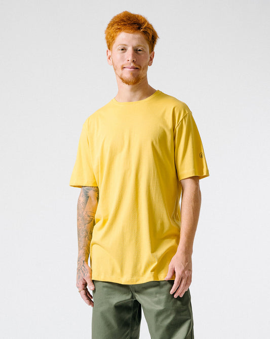 Camiseta Volcom Regular Solid Stone Amarela