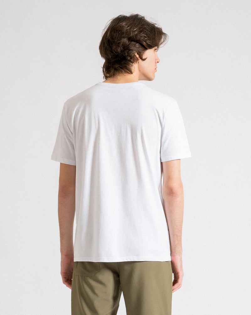 Camiseta Volcom Regular Crisp Stone Branca