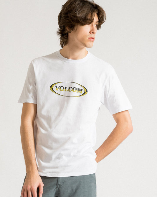 Camiseta Volcom Regular Cleen Branca