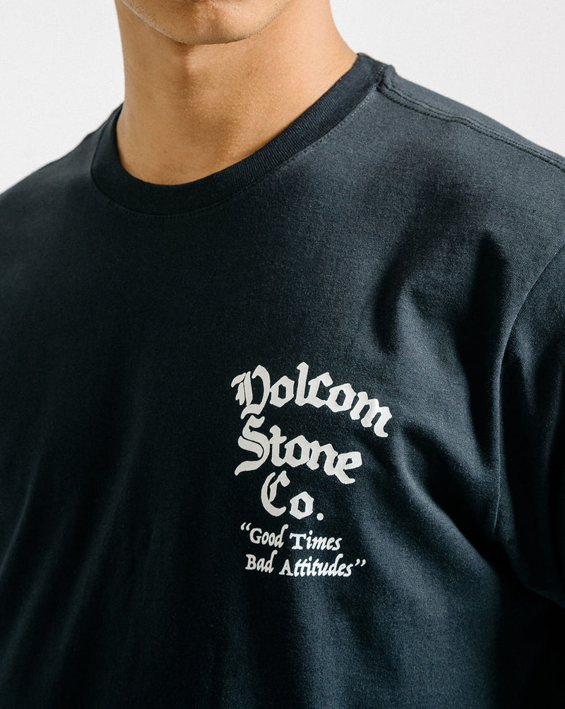 Camiseta Volcom Regular Party Preta