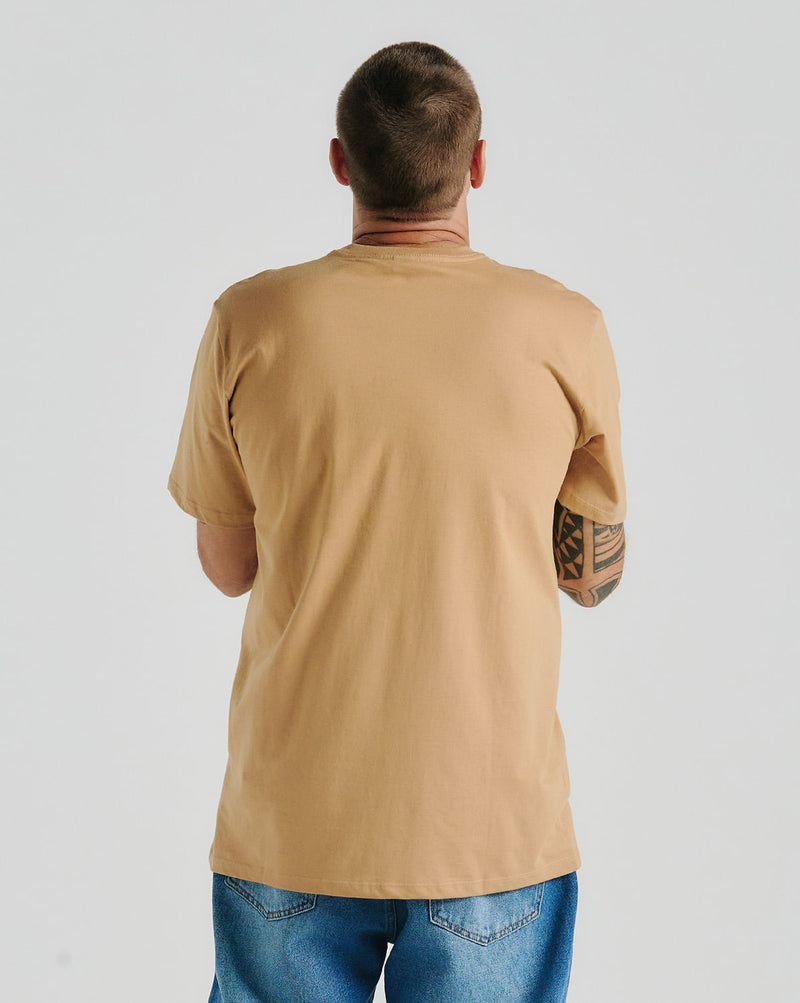 Camiseta Volcom Solid Stone Caramelo