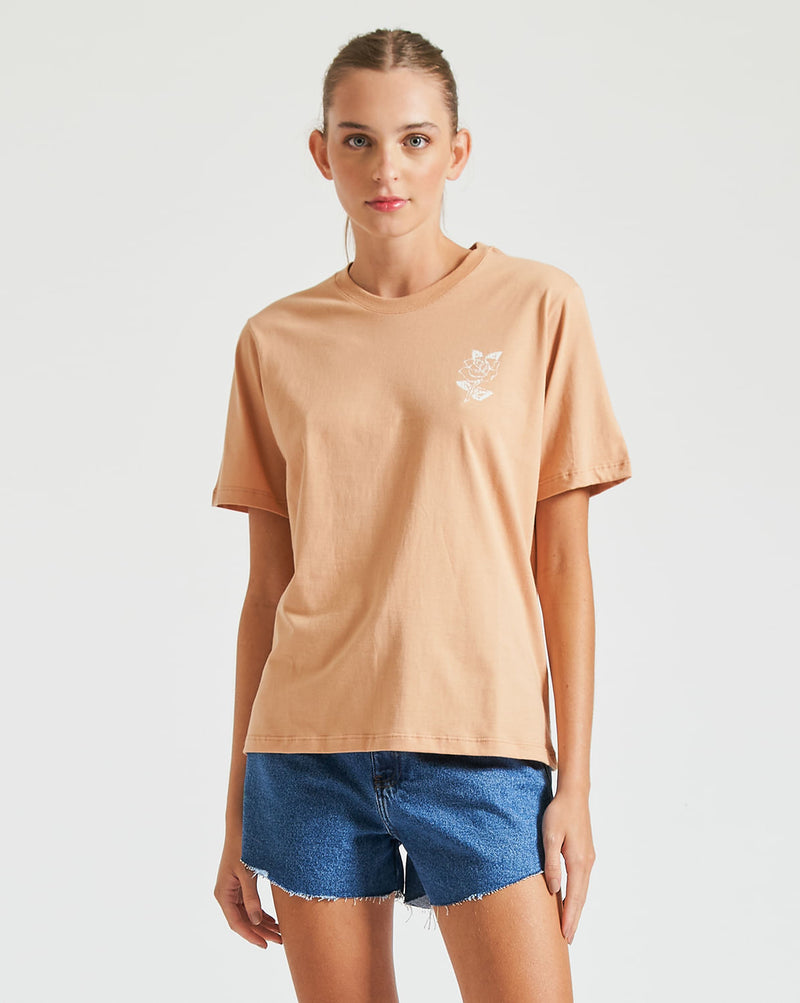 Camiseta Volcom Regular Stone Tech Rosa