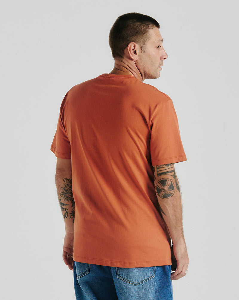 Camiseta Volcom Maniac Ferrugem