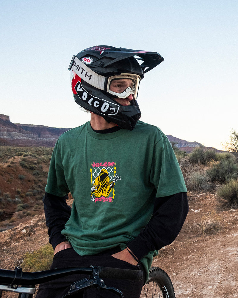 Camiseta Volcom Thundertaker Verde