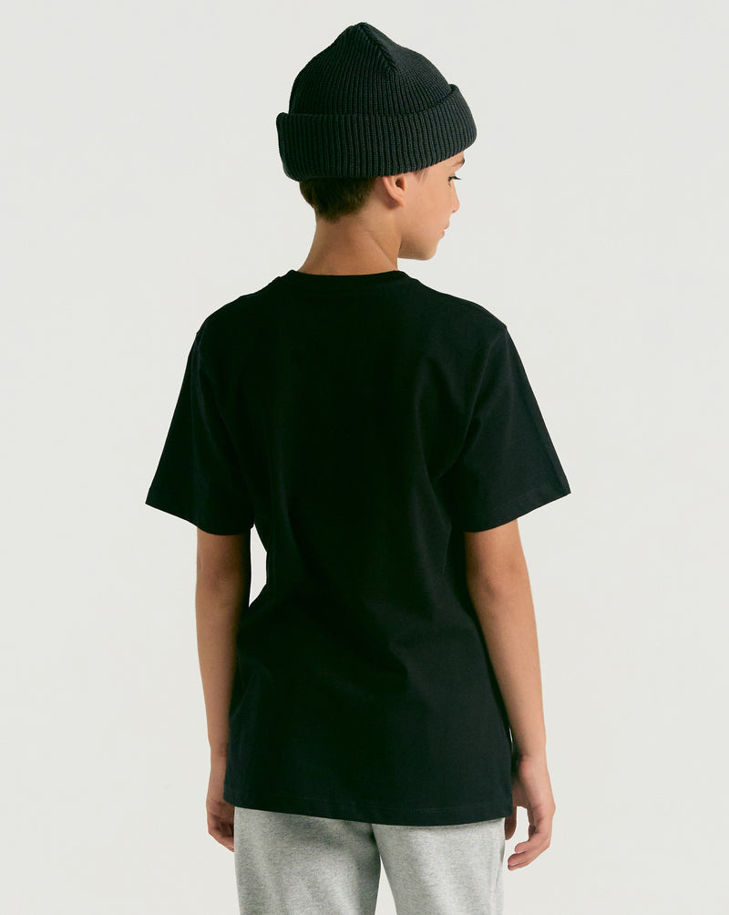 Camiseta Volcom Regular New Style Juvenil Preto