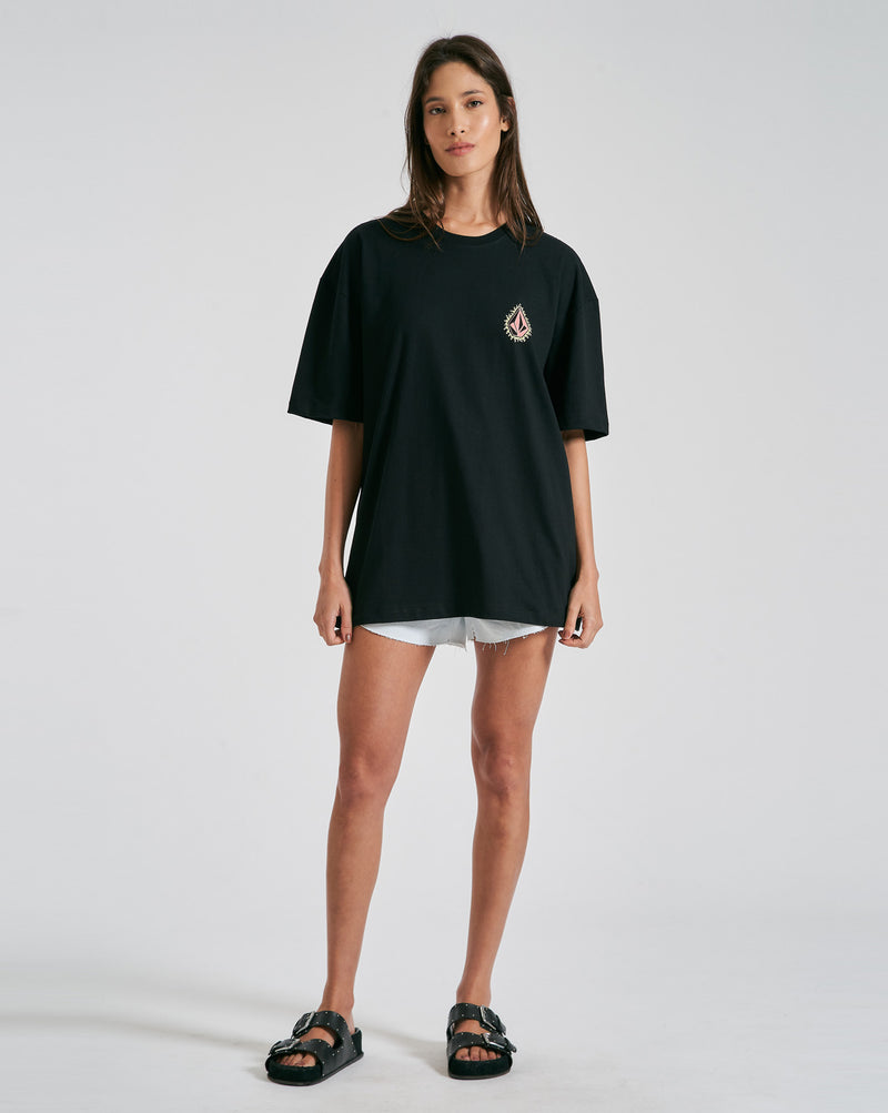 Camiseta Volcom Flame Preta