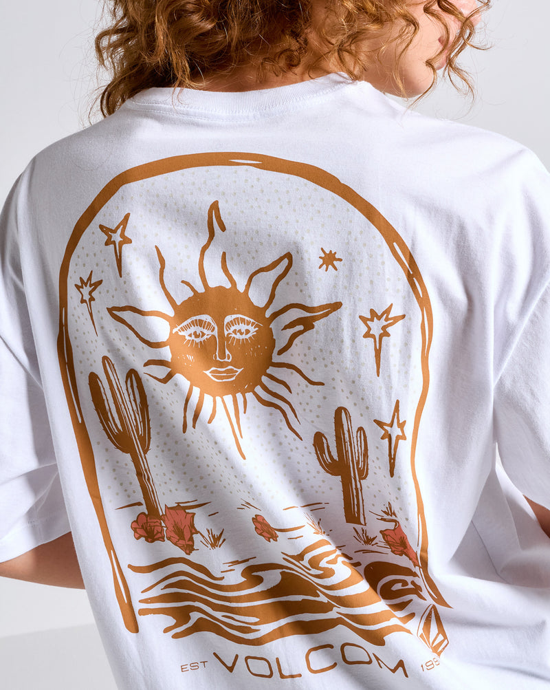 Camiseta Volcom Stones Throw Branca