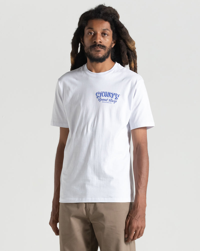 Camiseta Volcom Speed Shop Branca