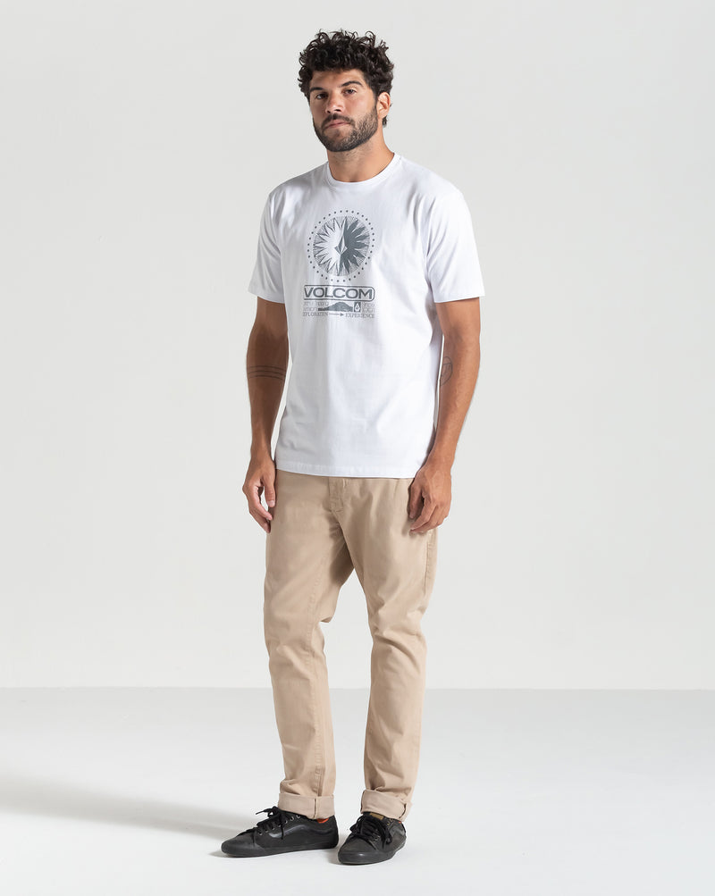 Camiseta Volcom Out There Branca