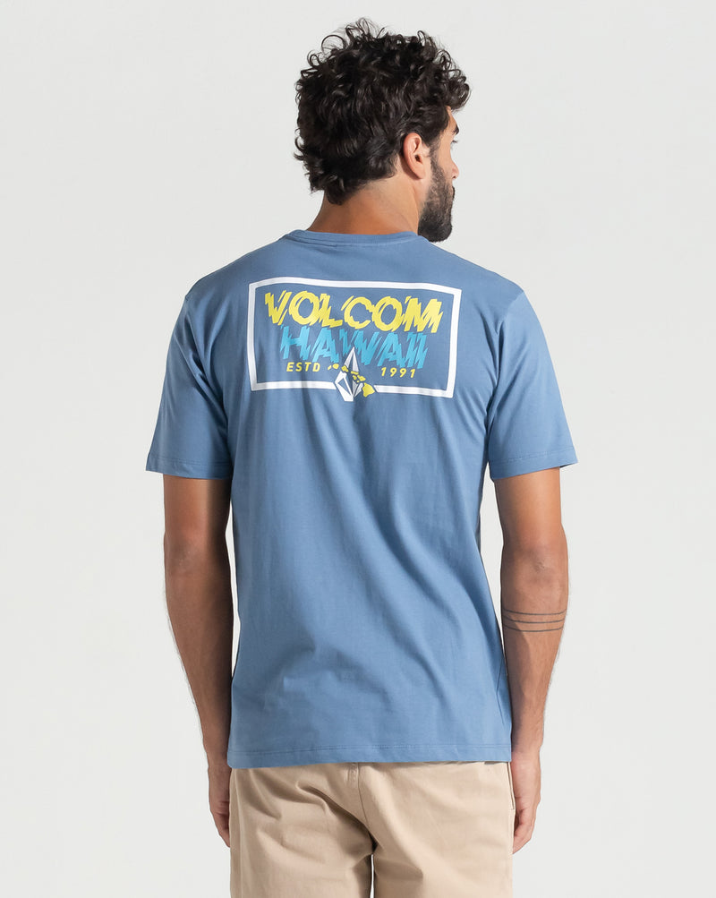 Camiseta Volcom Fuzer Azul