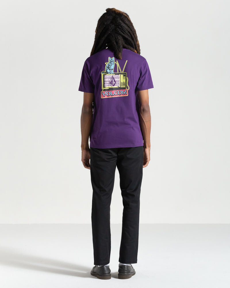 Camiseta Volcom Catv Roxa