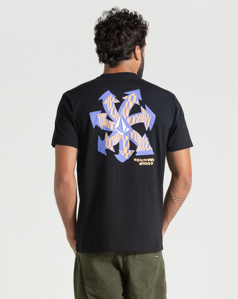 Camiseta Volcom Typhoon Preta
