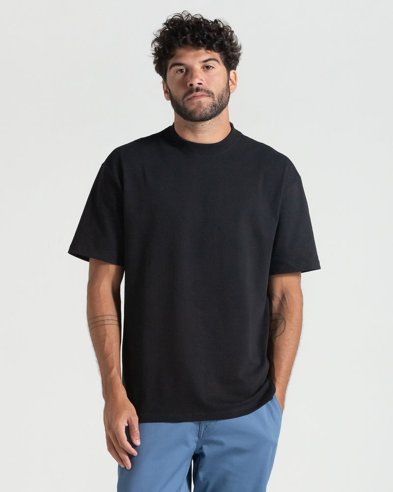 Camiseta Volcom Comfort Circle Solid Preta