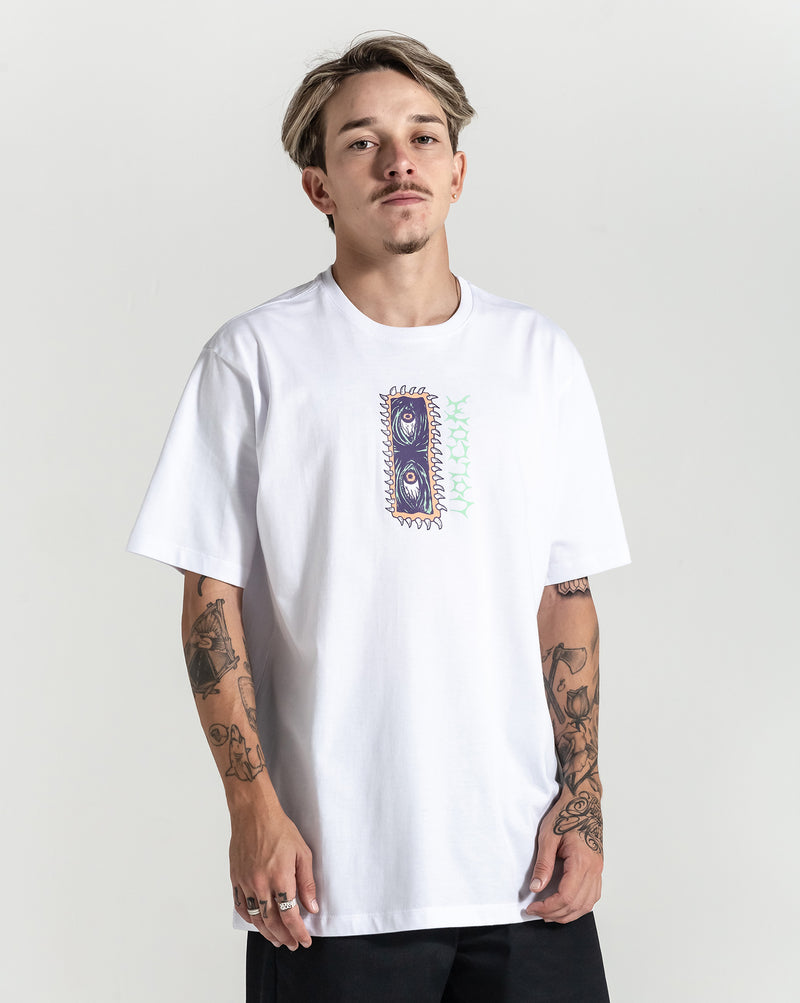 Camiseta Volcom Eye Rust Branca