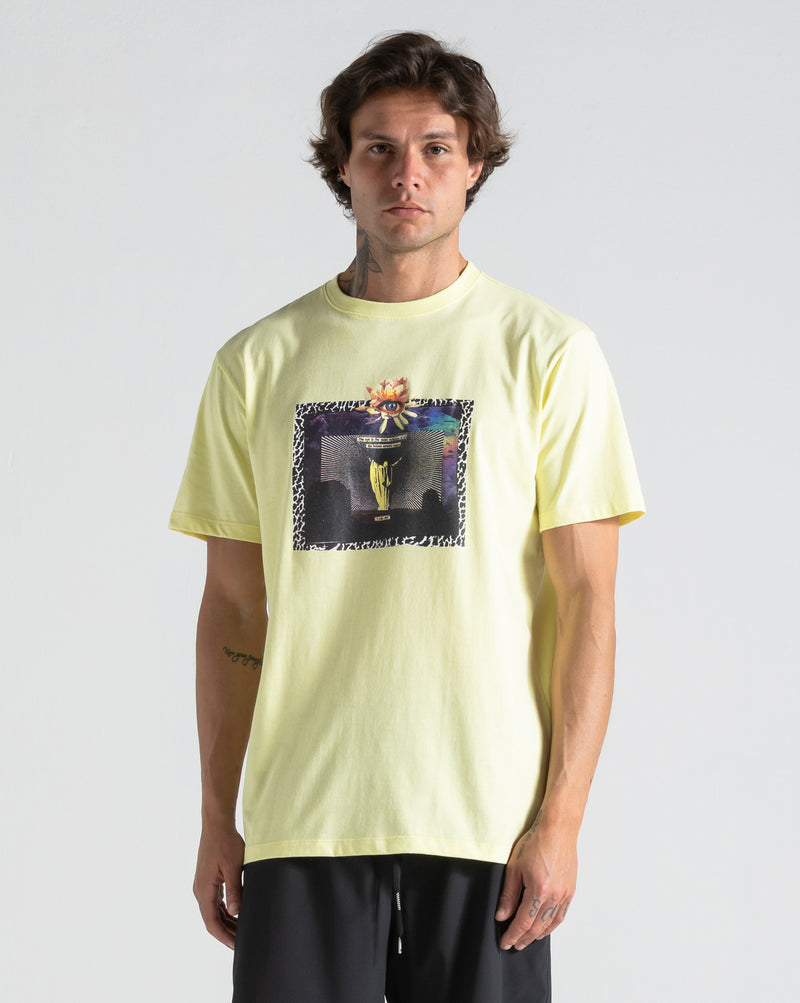 Camiseta Volcom Eye Can See Amarela