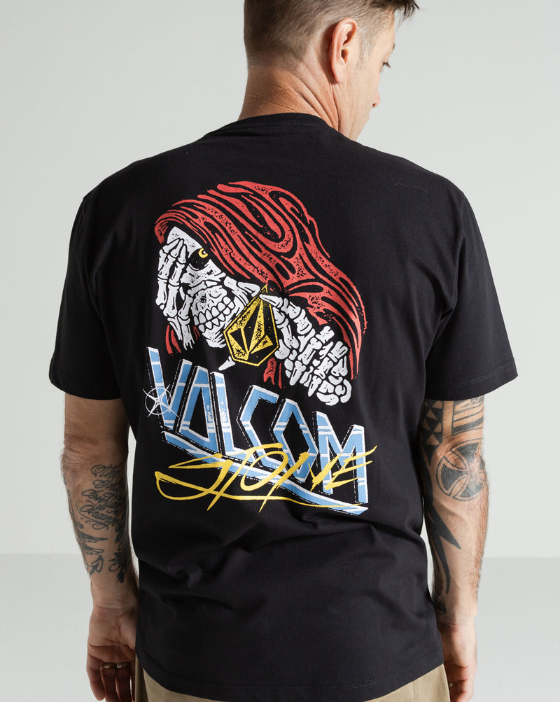 Camiseta Volcom Dropped Preta