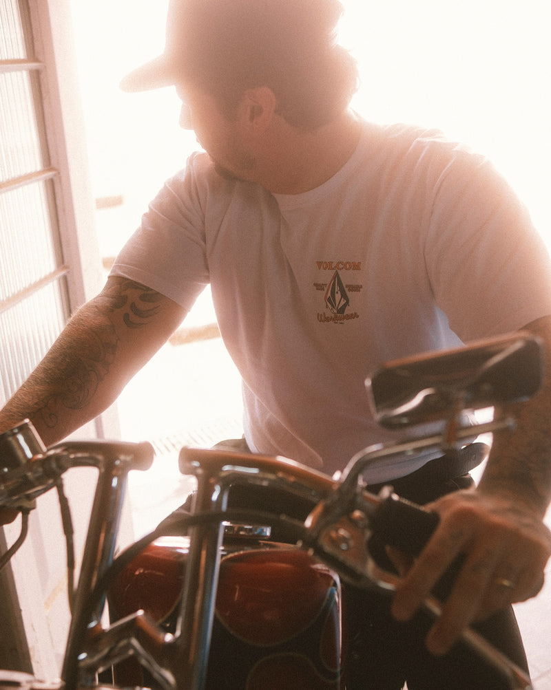 Camiseta Volcom Enamel Branca