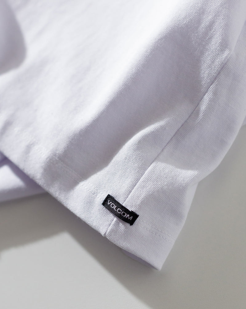 Camiseta Comfort Fit Volcom Antigravity Branca