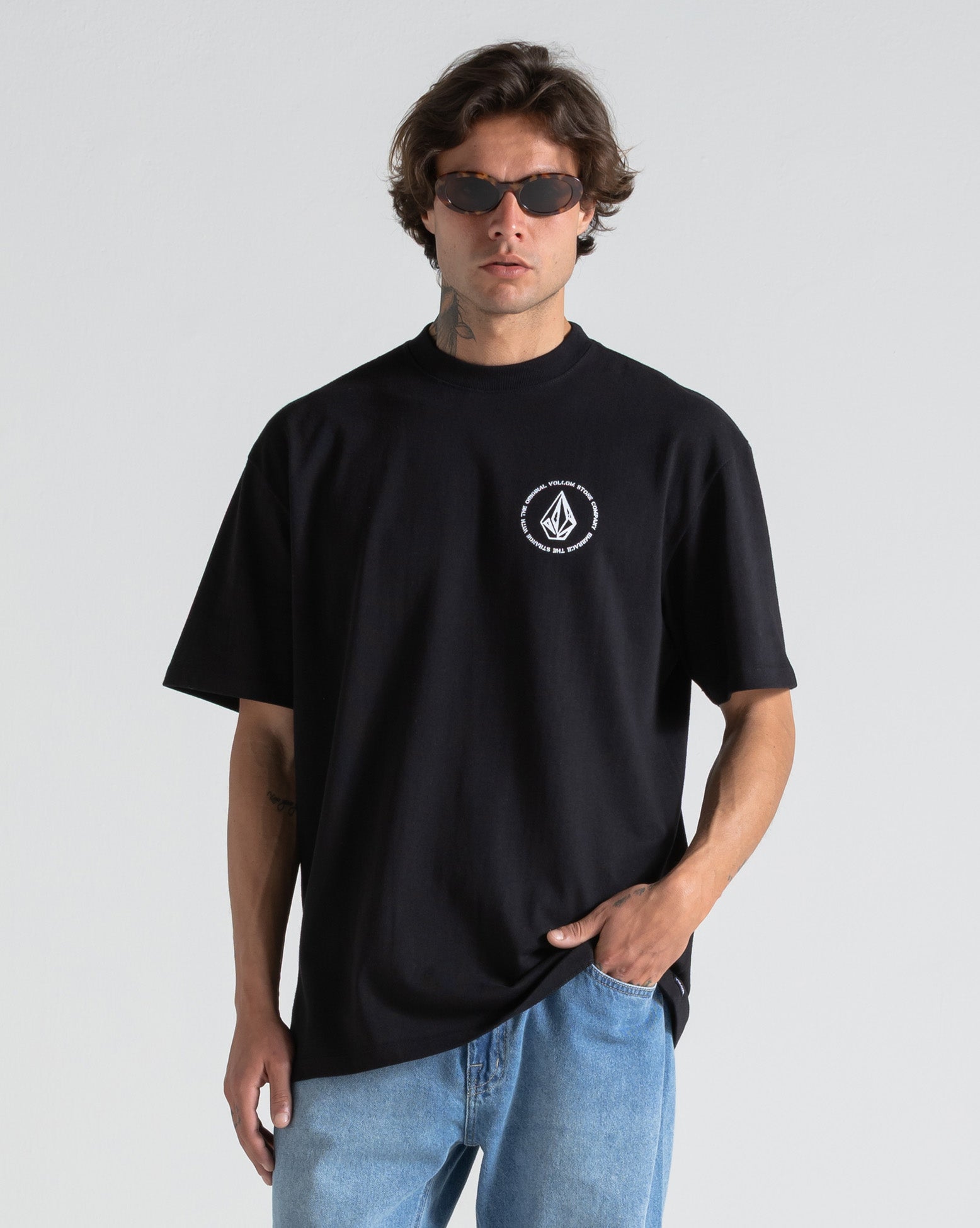 Camiseta Comfort Fit Volcom Classics Preta - Volcom Brasil - Loja