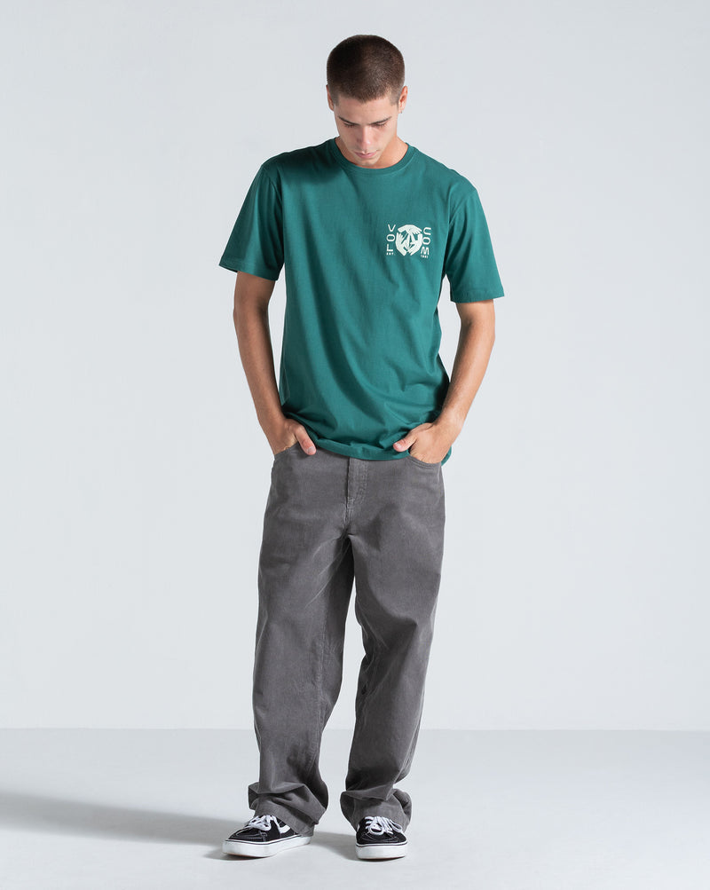 Camiseta Regular Volcom Handeling Verde