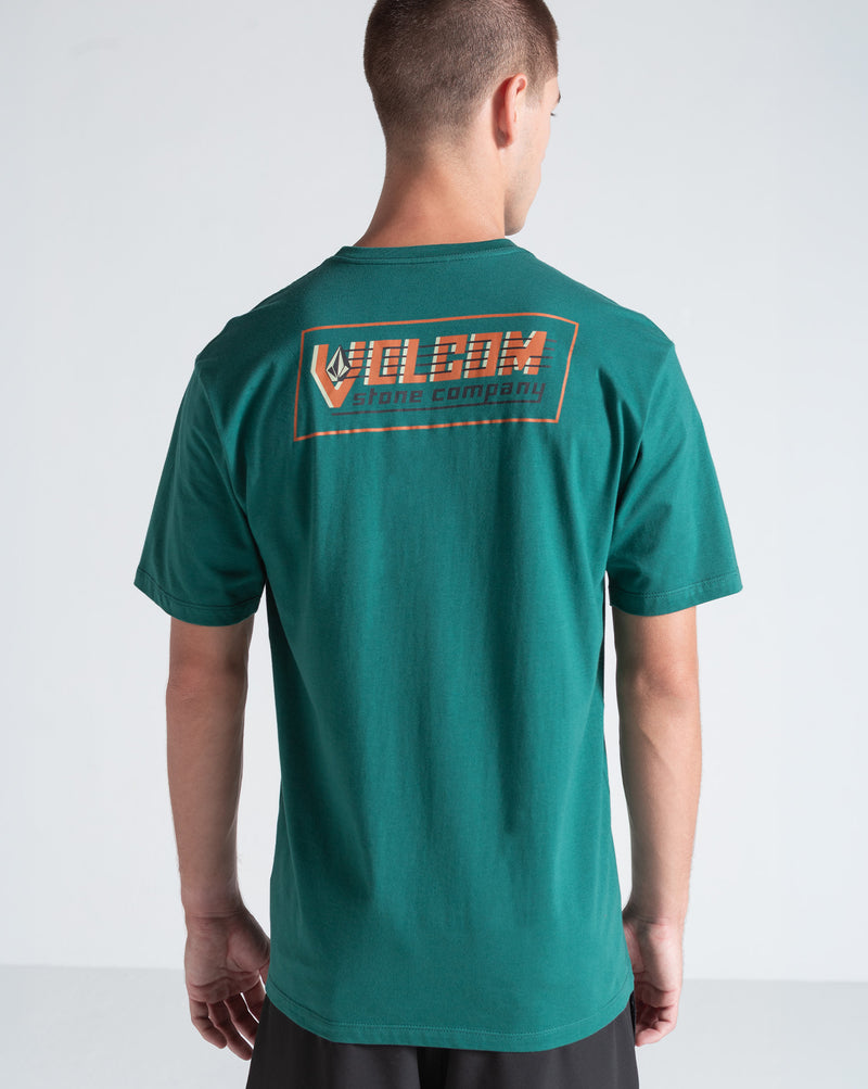 Camiseta Regular Volcom Tune Up Verde