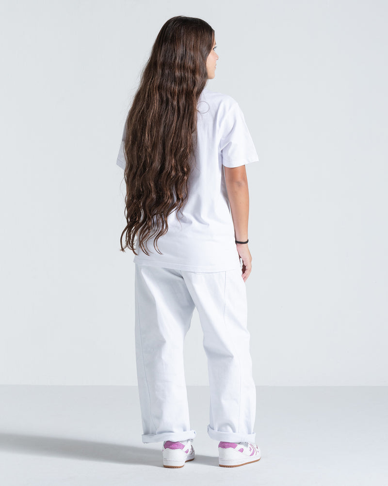 Camiseta Regular Volcom Iconic Juvenil Branca