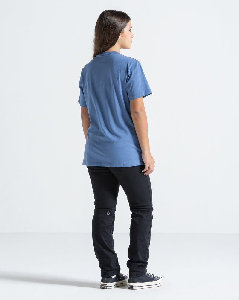 Camiseta Regular Volcom Iconic Azul Escuro