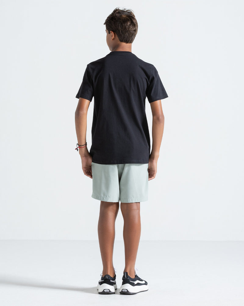 Camiseta Regular Volcom Stone Blanks Preta