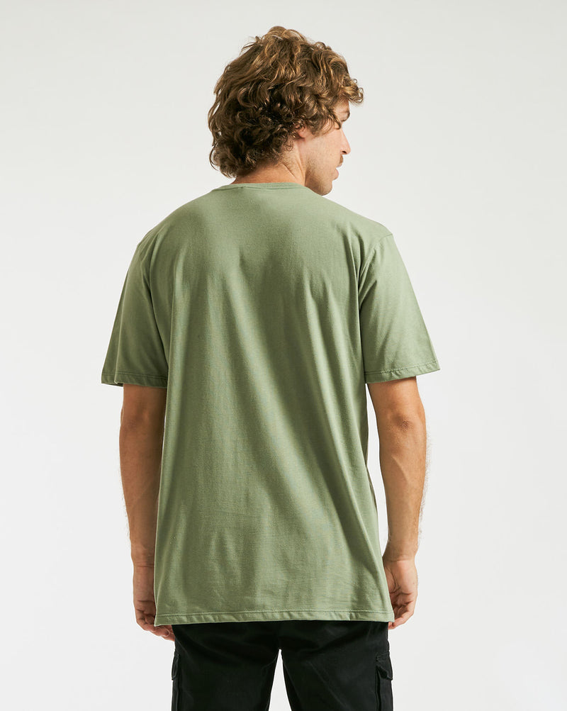 Camiseta Volcom Regular Save Earth Verde