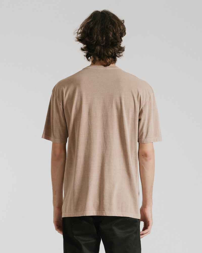 Camiseta Volcom Mini Mark Caramelo