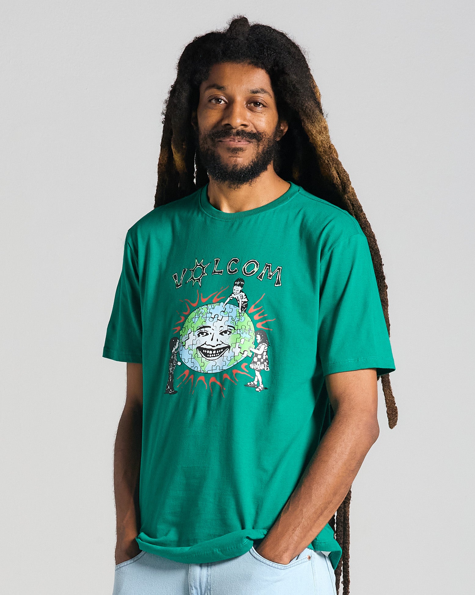 Camiseta Volcom Keutchi Verde - Volcom Brasil - Loja Oficial