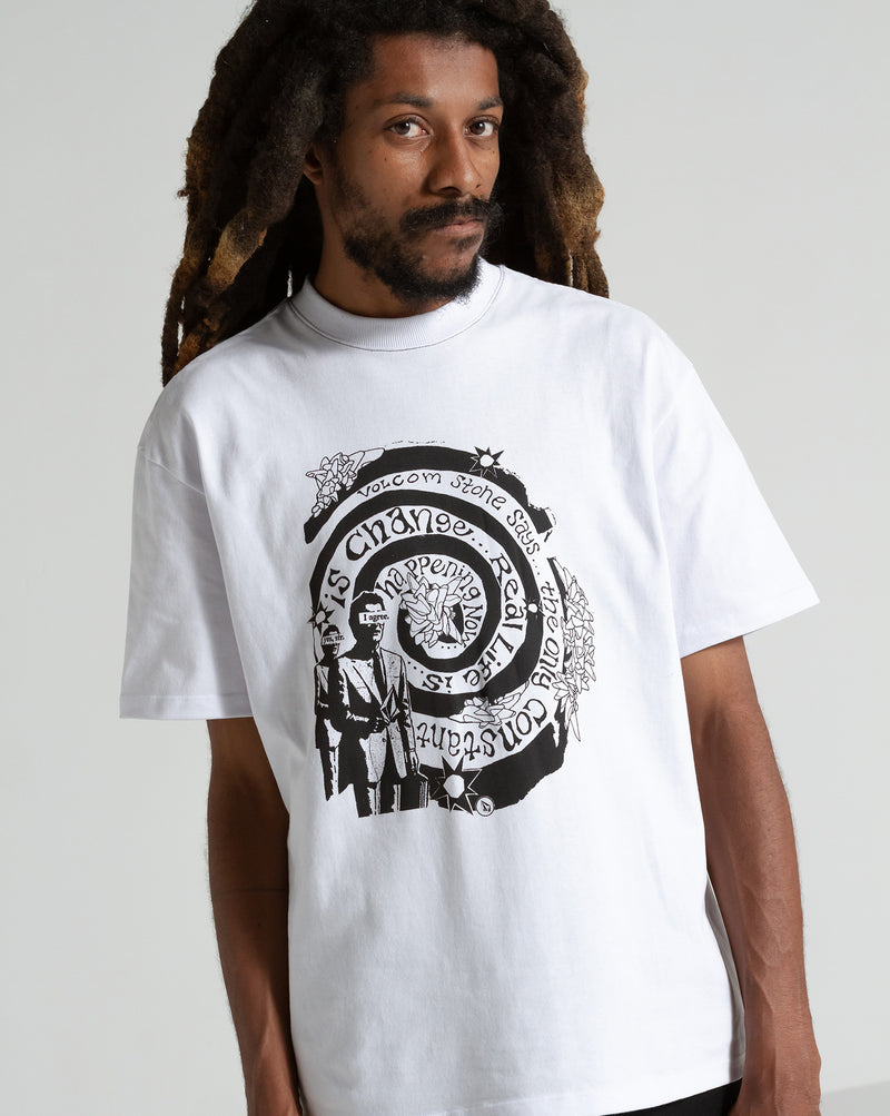 Camiseta Volcom Comfort Constant Branca