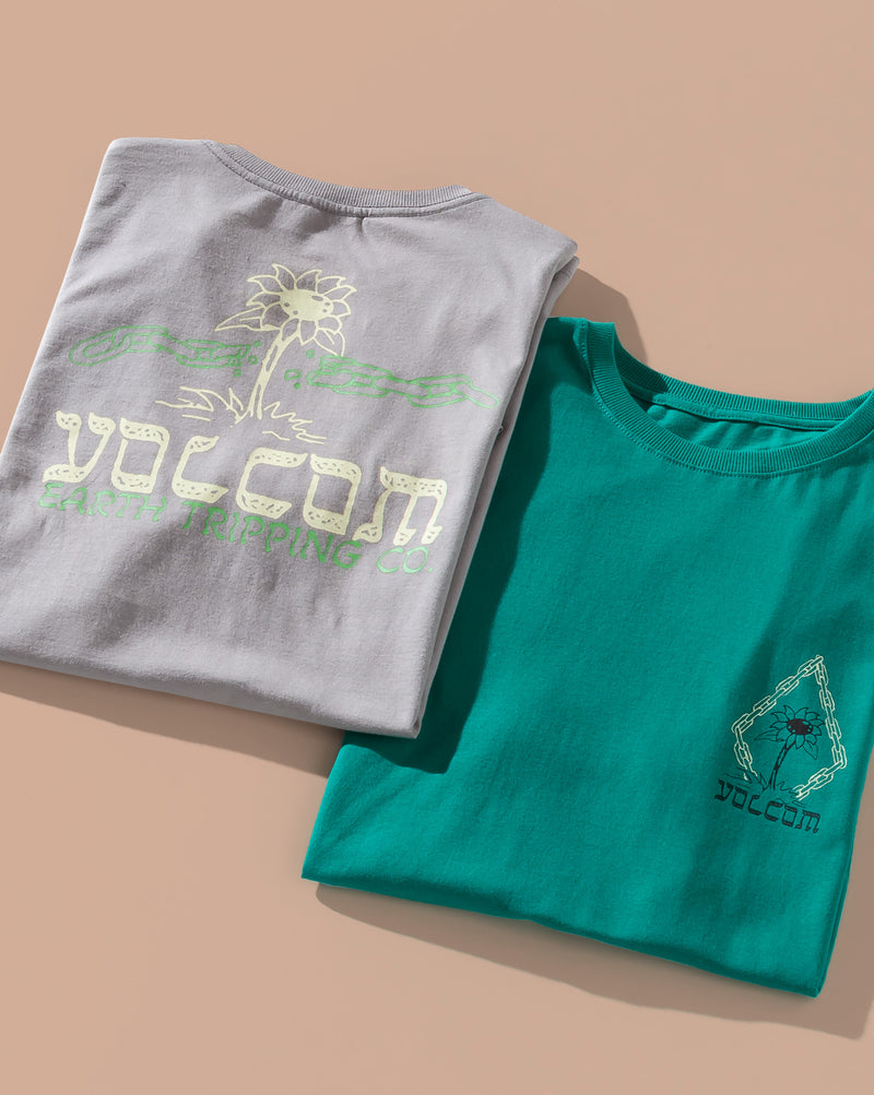 Camiseta Volcom Perseverance Cinza