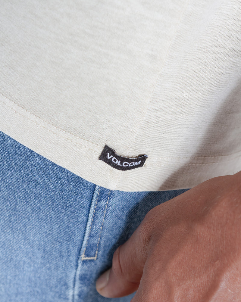 Camiseta Especial Volcom Solid Stone Bege