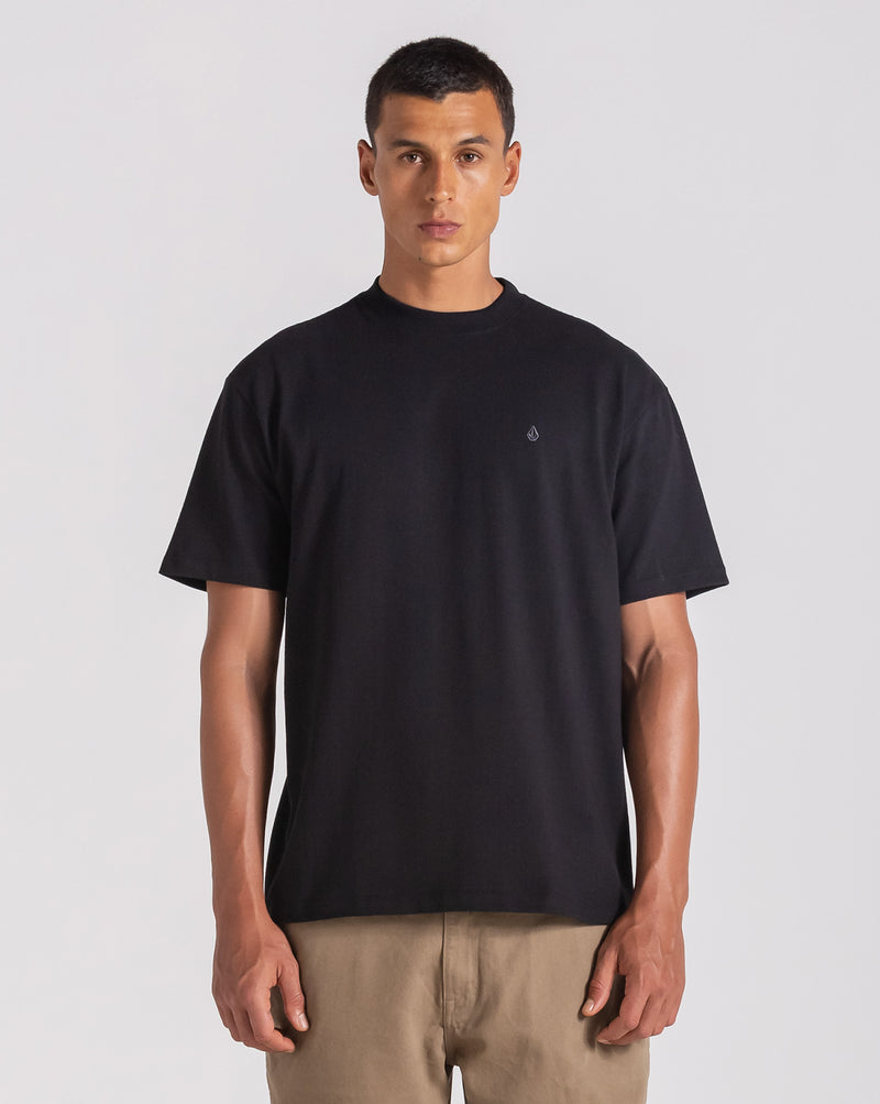 Camiseta Comfort Fit Volcom Single Stone Preta
