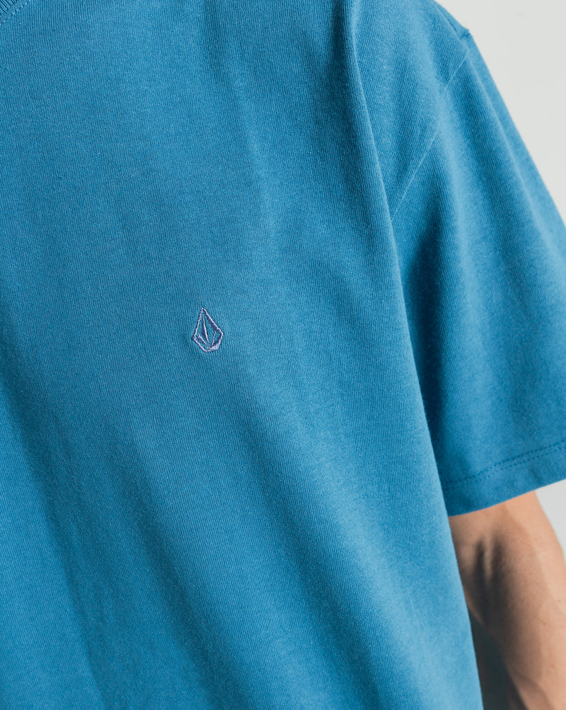 Camiseta Comfort Fit Volcom Single Stone Azul
