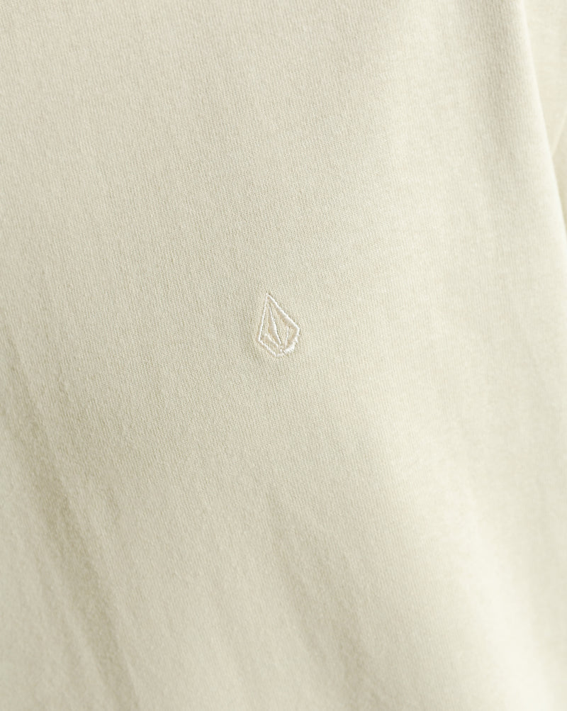 Camiseta Comfort Fit Volcom Single Stone Bege