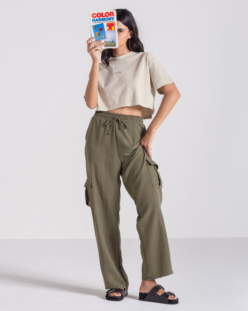 Camiseta Especial Volcom Line Bege