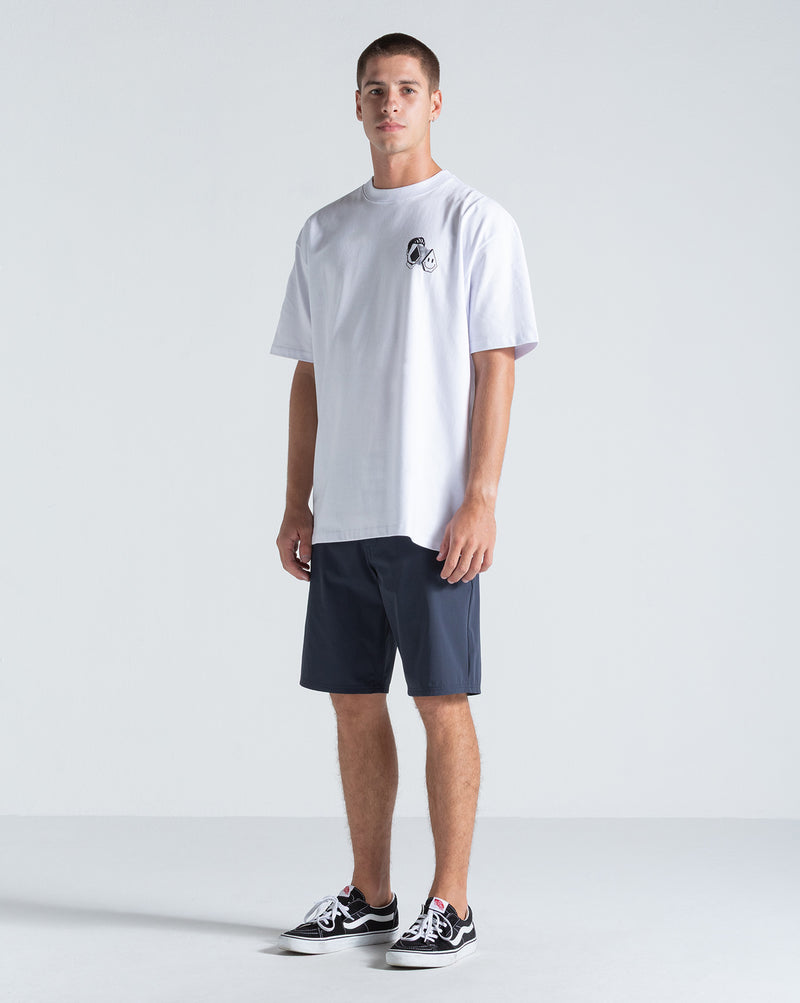 Camiseta Comfort Fit Volcom Aura Branca