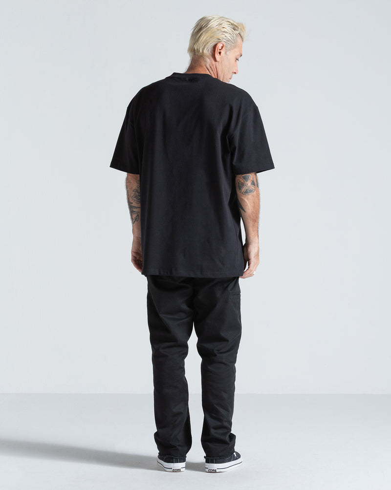 Camiseta Volcom Comfort Fit Rockout Preta