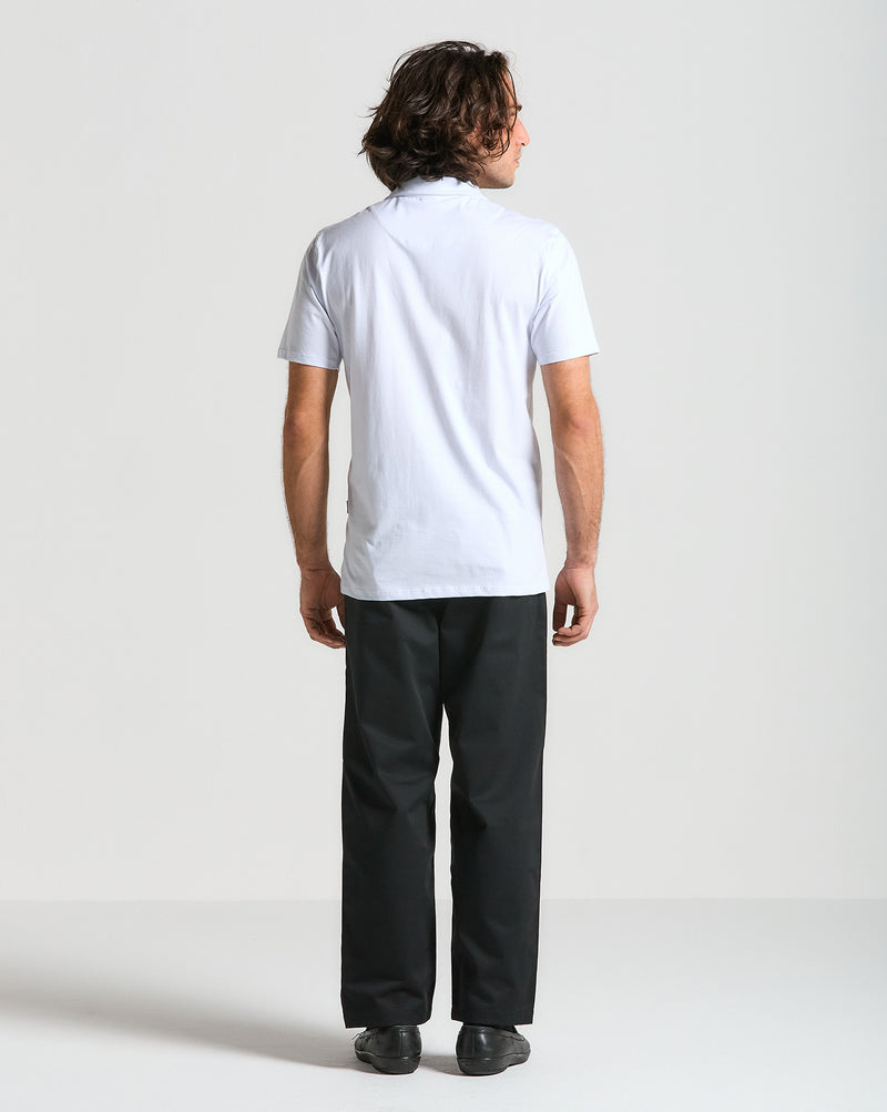 Polo Volcom Solid Stone Branca