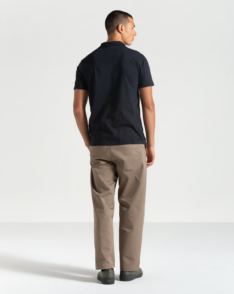 Polo Volcom Solid Stone Preta