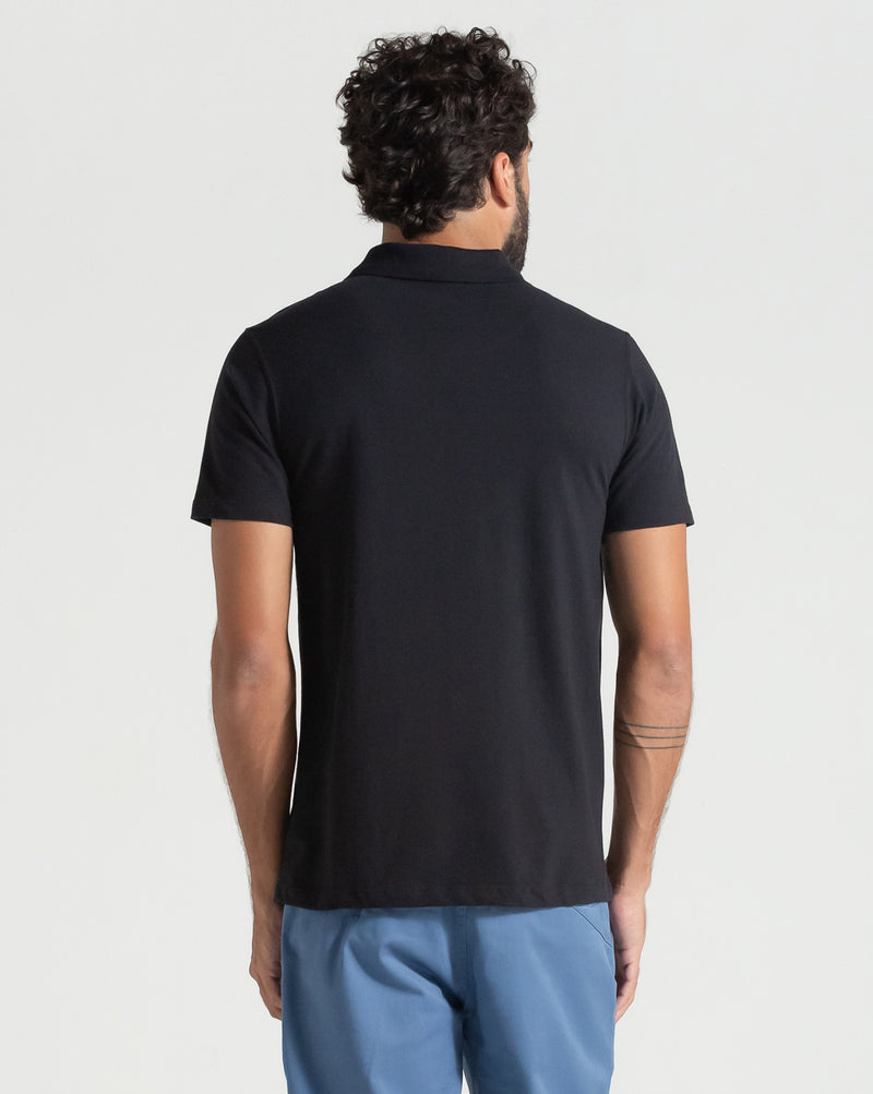 Polo Volcom Classic Stone Preta