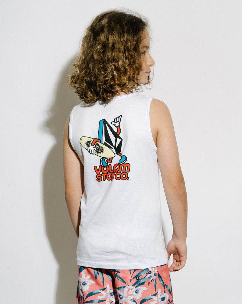 Regata Volcom Regular Frother Juvenil Branca