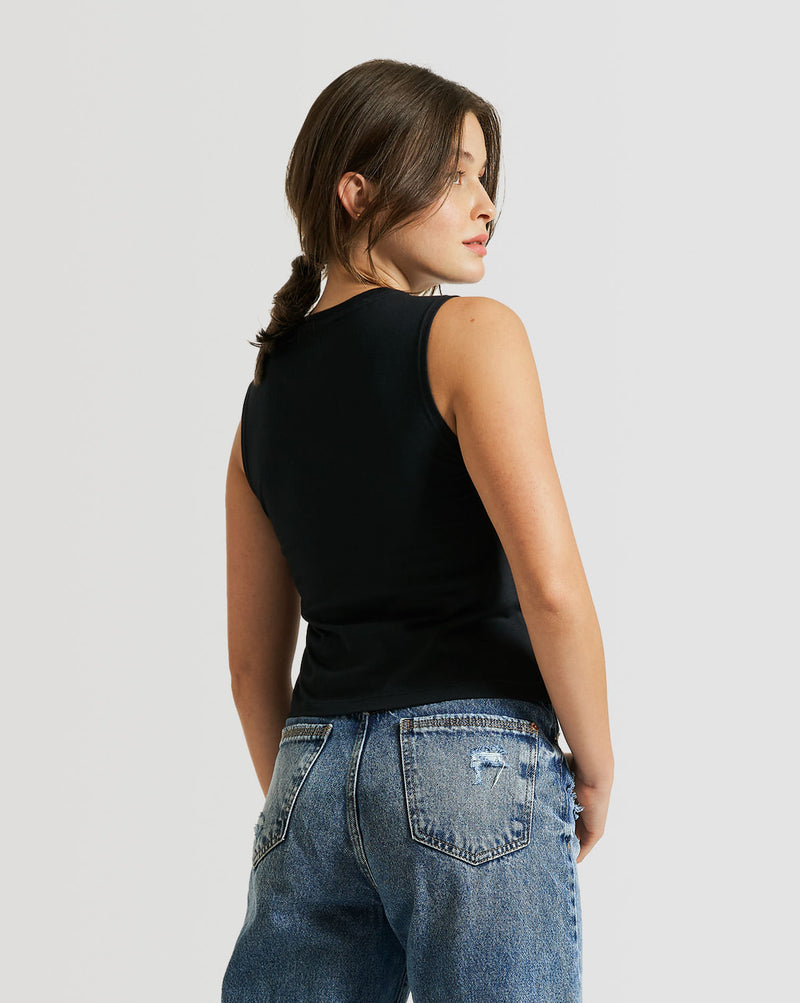 Regata Volcom Hour Crop Preta