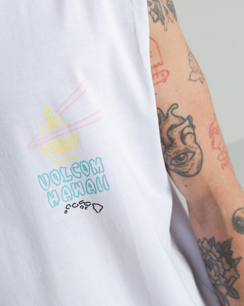 Regata Volcom Hi Noods Branca