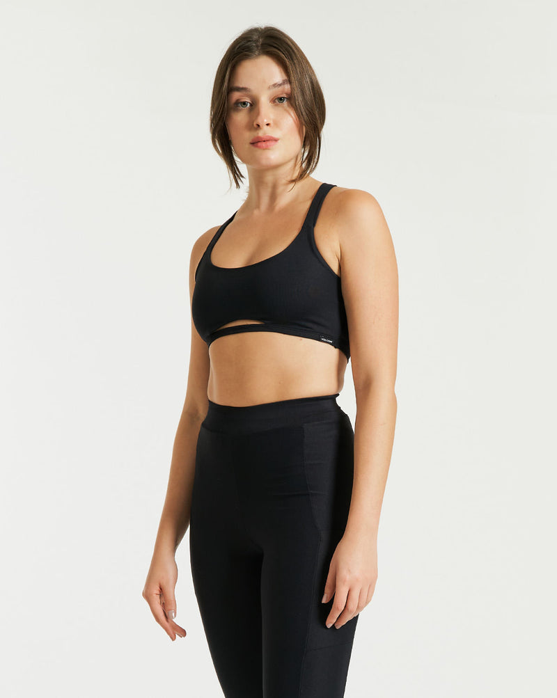 Top Volcom Coco Ho Bralette Preto