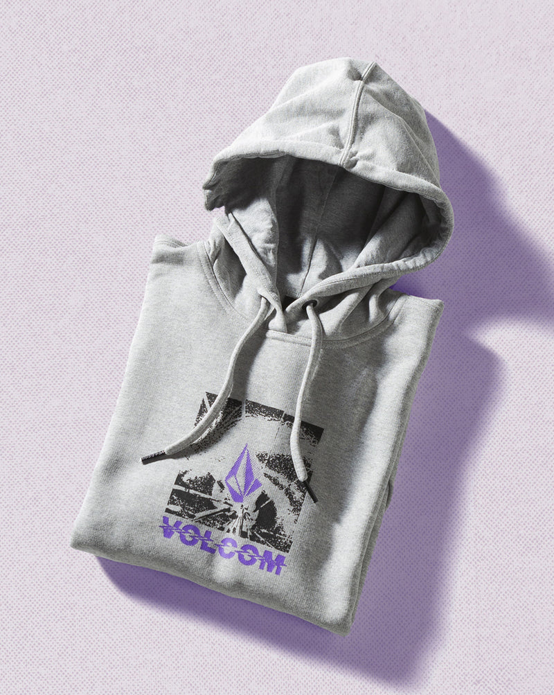 Moletom Volcom Canguru Occulator Cinza