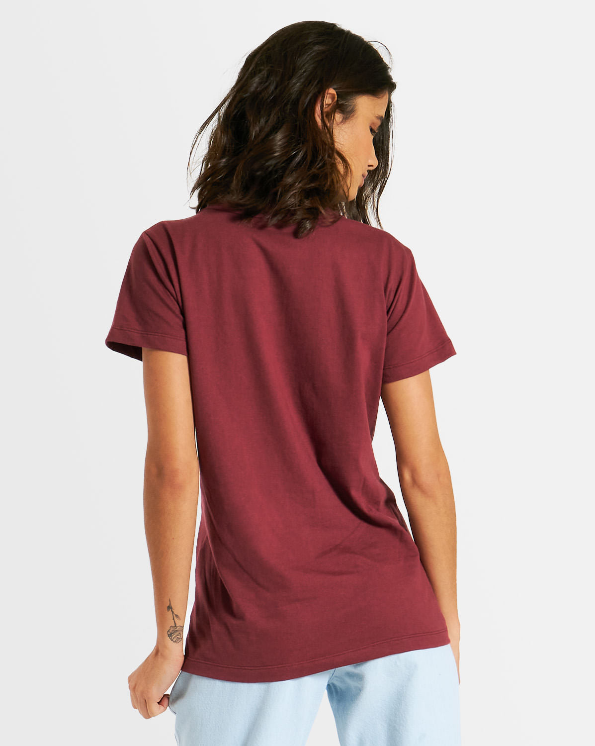 Camiseta Volcom One Of Each Vinho